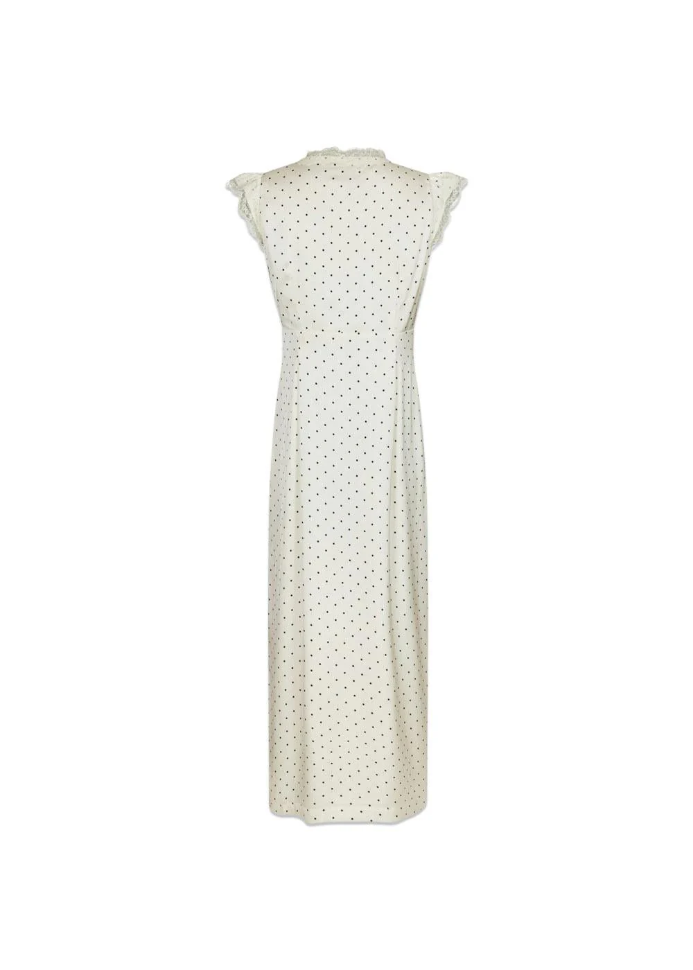 Aniella Dot Dress - Creme - Image 2