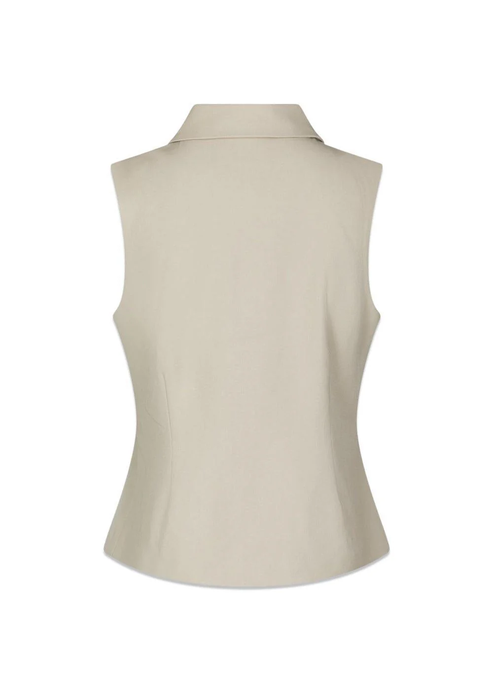 Annabella Structure Waistcoat - Creme - Image 4