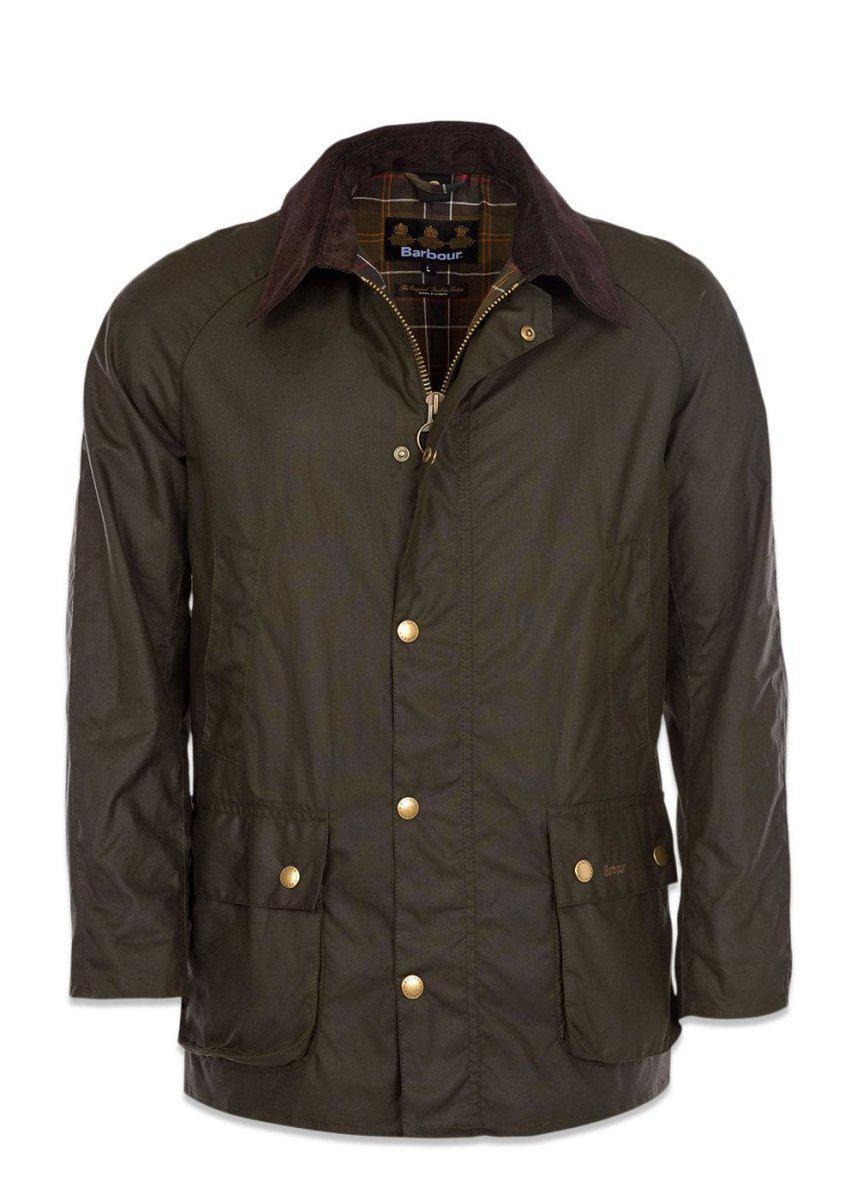 Ashby Wax Jacket - Dk Olive