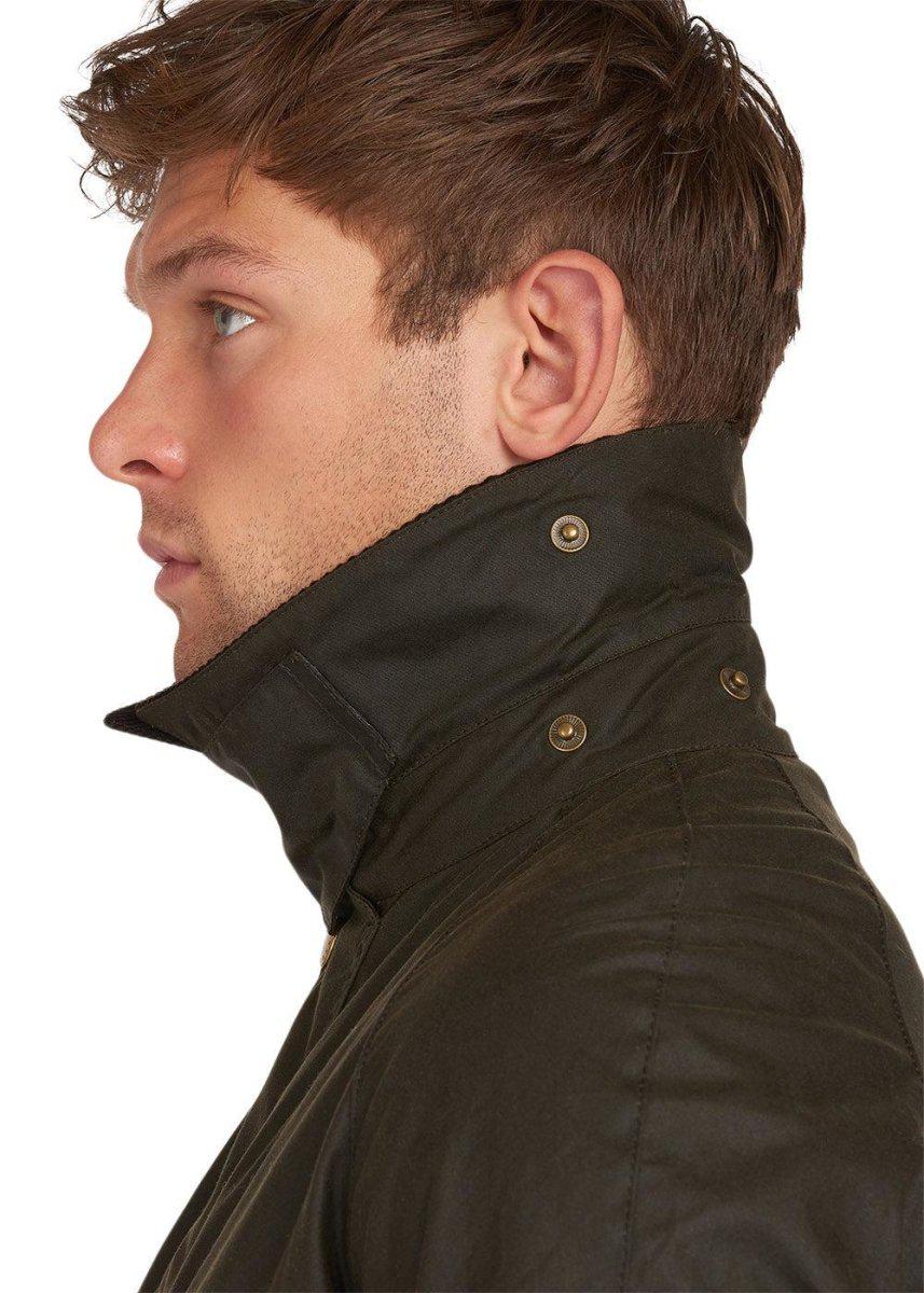 Ashby Wax Jacket - Dk Olive - Image 4