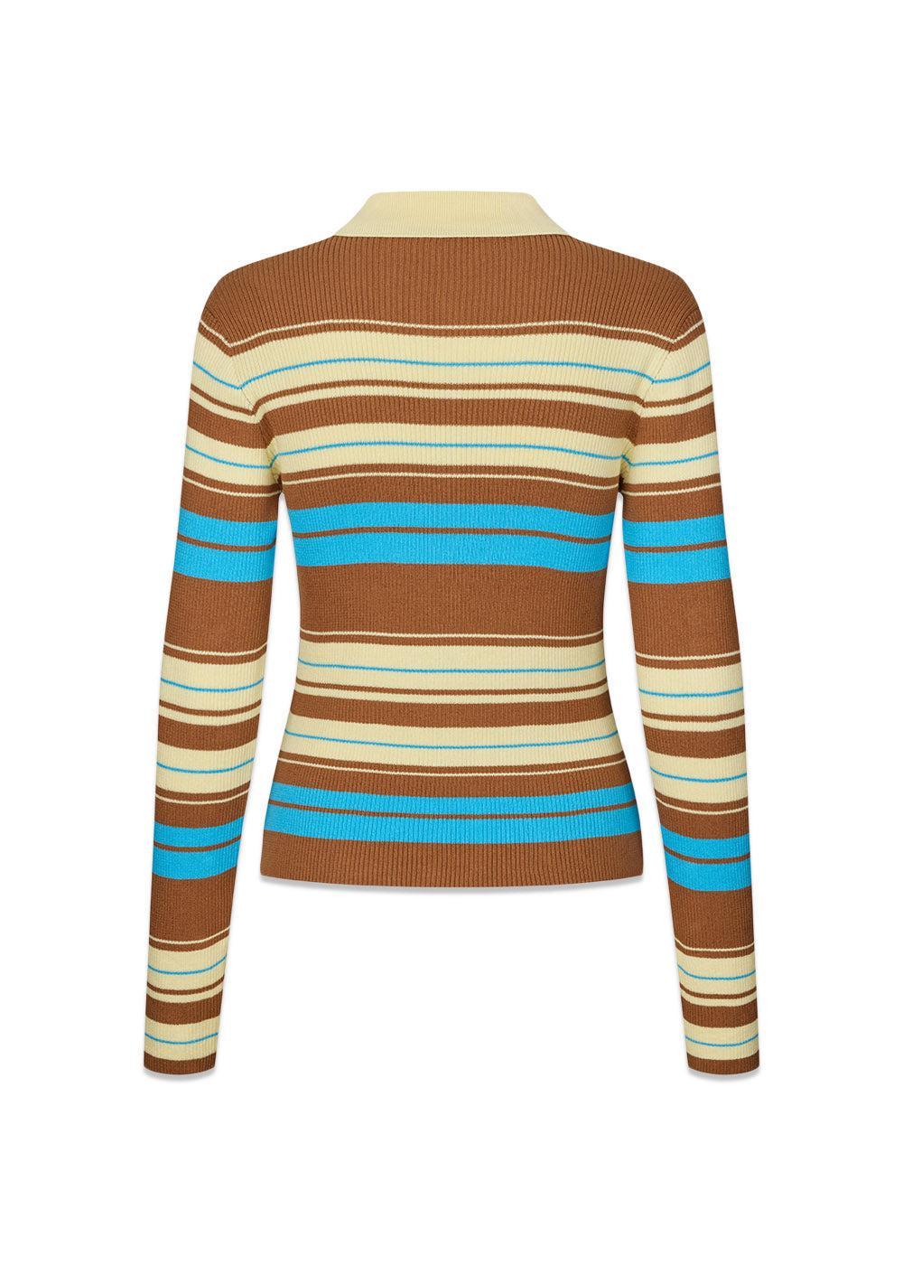 Aslanmd cardigan - Nuthatch Multi Stripe - Image 4