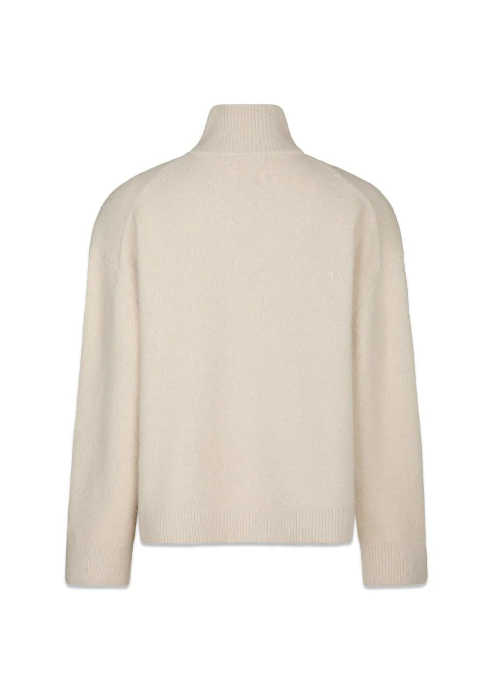 Asley Zip Knit Cardigan - Ivory - Image 2