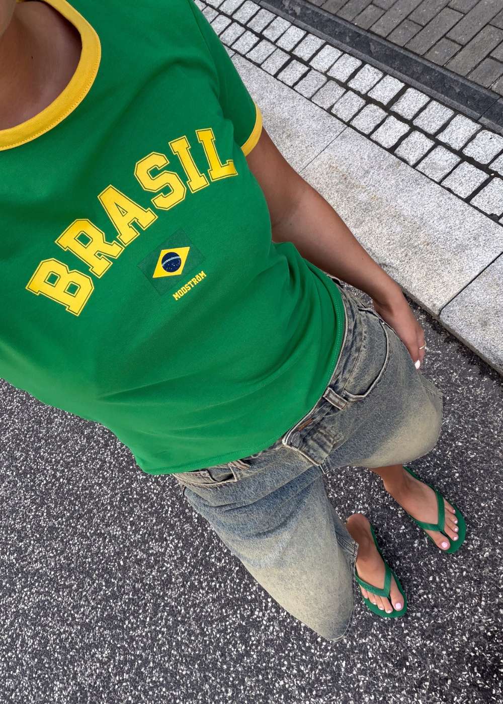 Astamd brasil t-shirt - Medium Green - Image 6