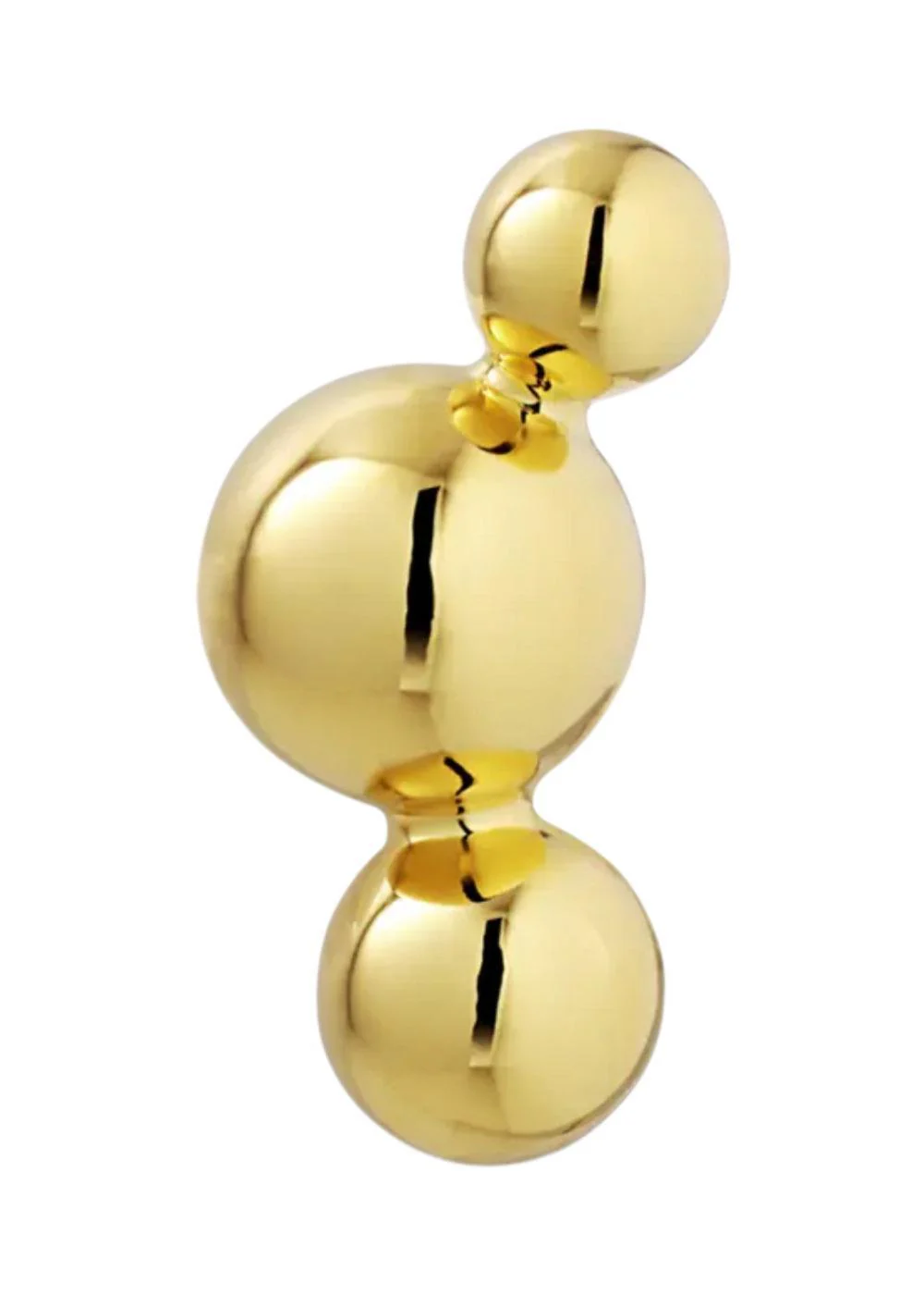 Atomic Three ball stud - Gold