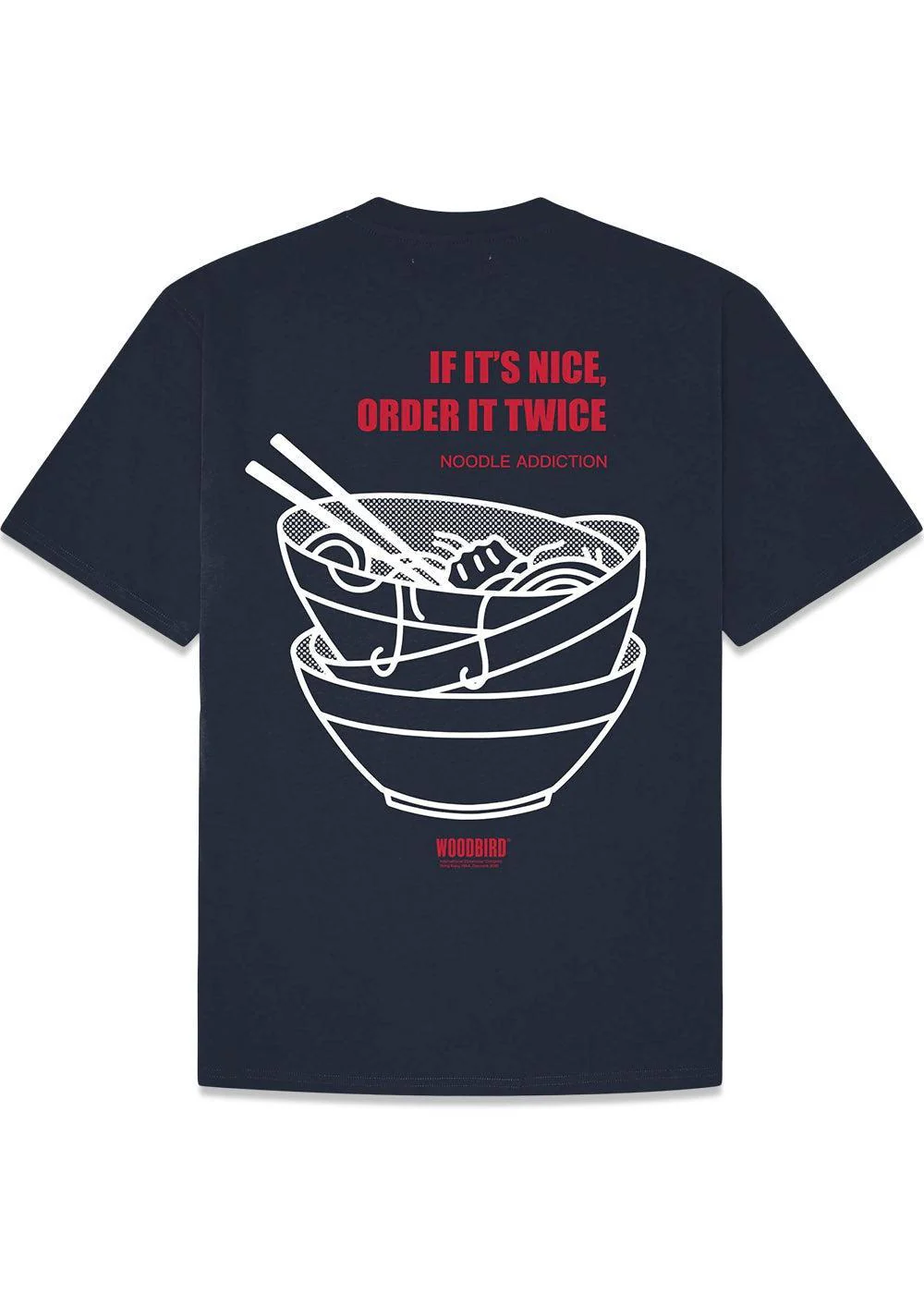 Baine Noodle Tee - Navy - Image 2