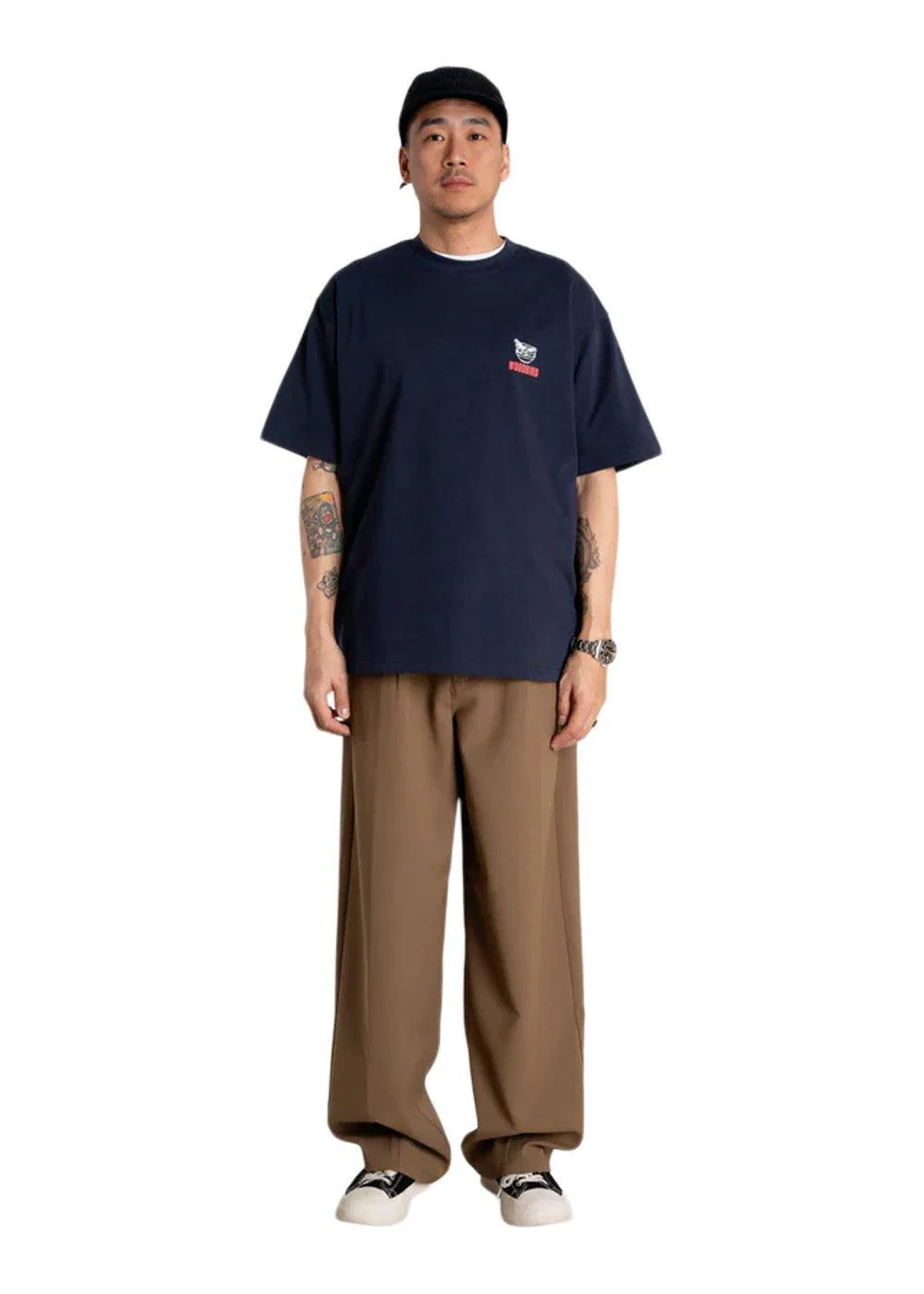 Baine Noodle Tee - Navy - Image 3
