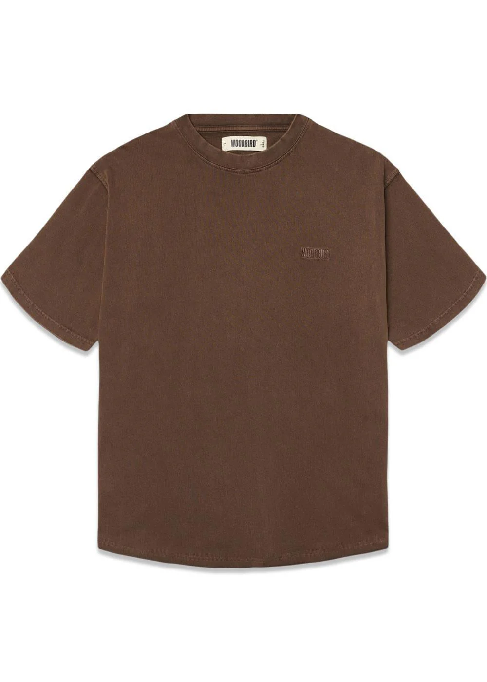 Baine Warp Acid Tee - Washed Brown