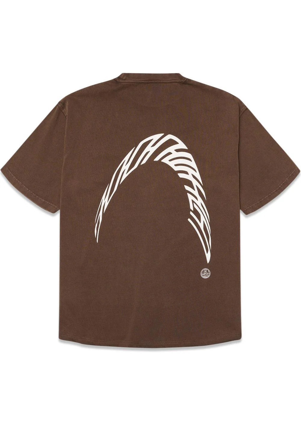 Baine Warp Acid Tee - Washed Brown - Image 2