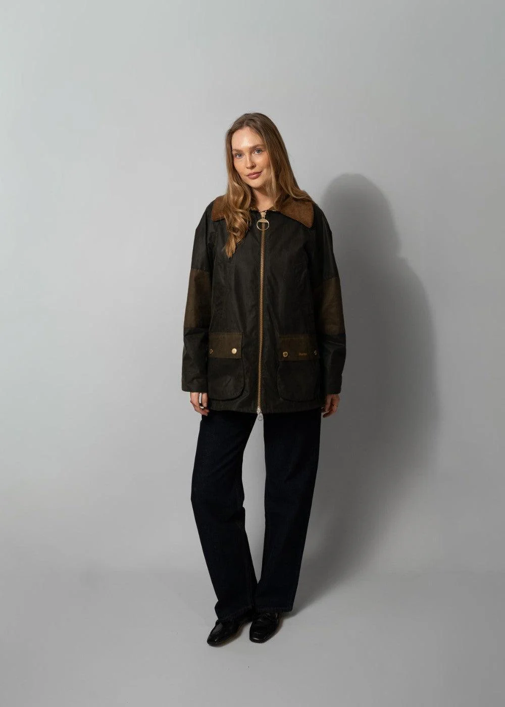 Barbour Allerston Wax - Archive Olive/Beech/Ancie - Image 2