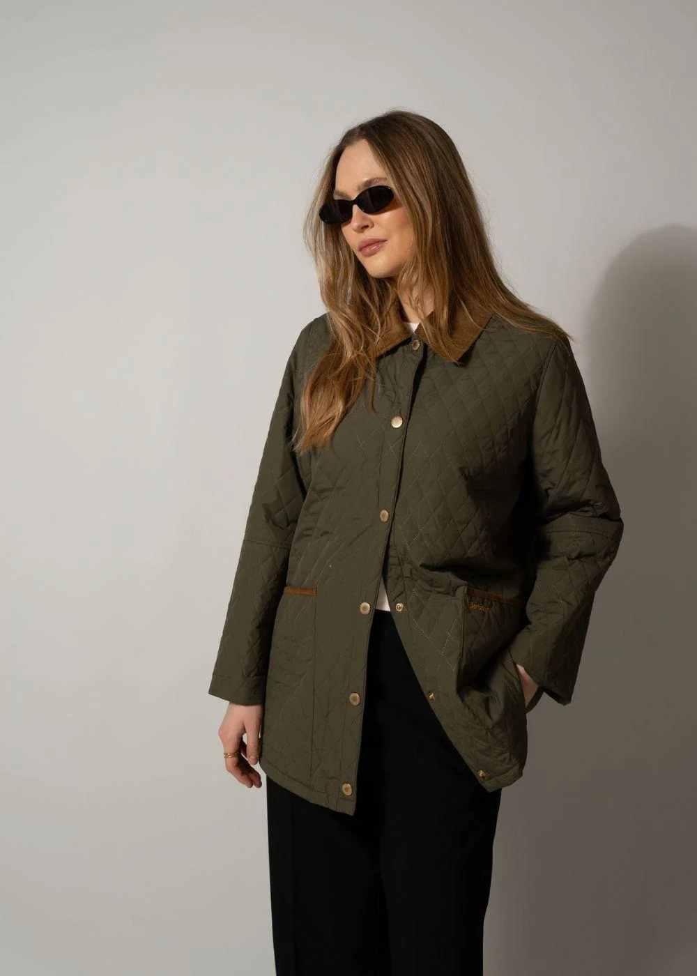 Barbour Goldmire Quilt - Ivy Green /Ancient - Image 2