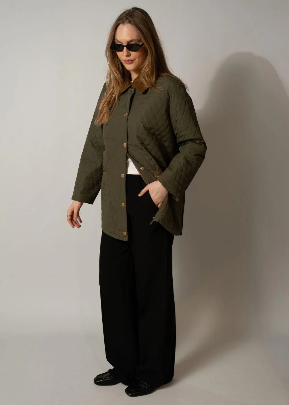 Barbour Goldmire Quilt - Ivy Green /Ancient - Image 3