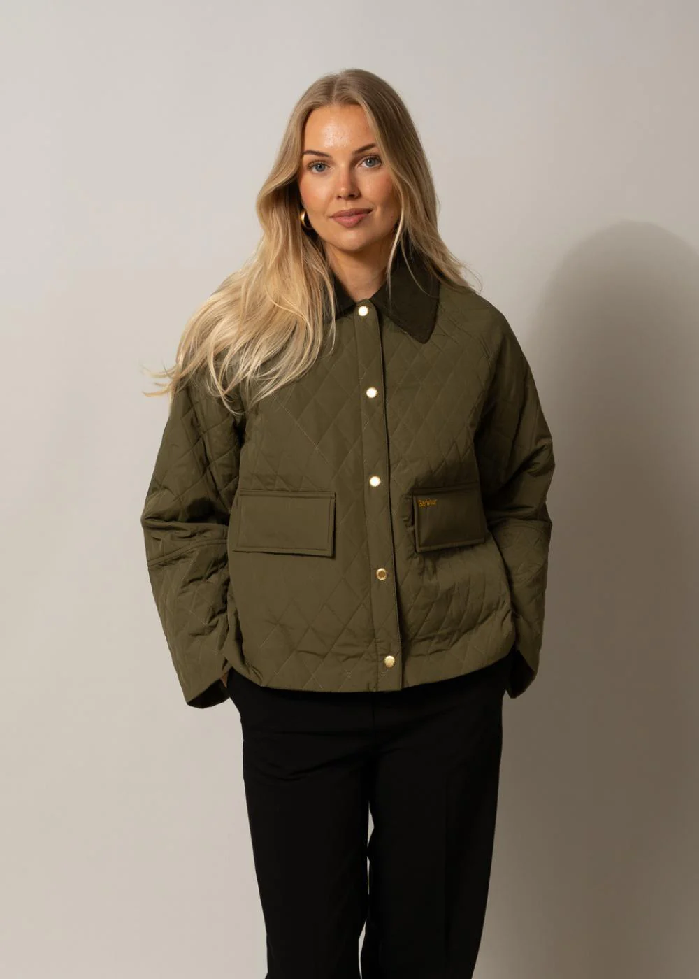 Barbour Kirby Quilt - Ivy Green/Ancient Tartan - Image 3