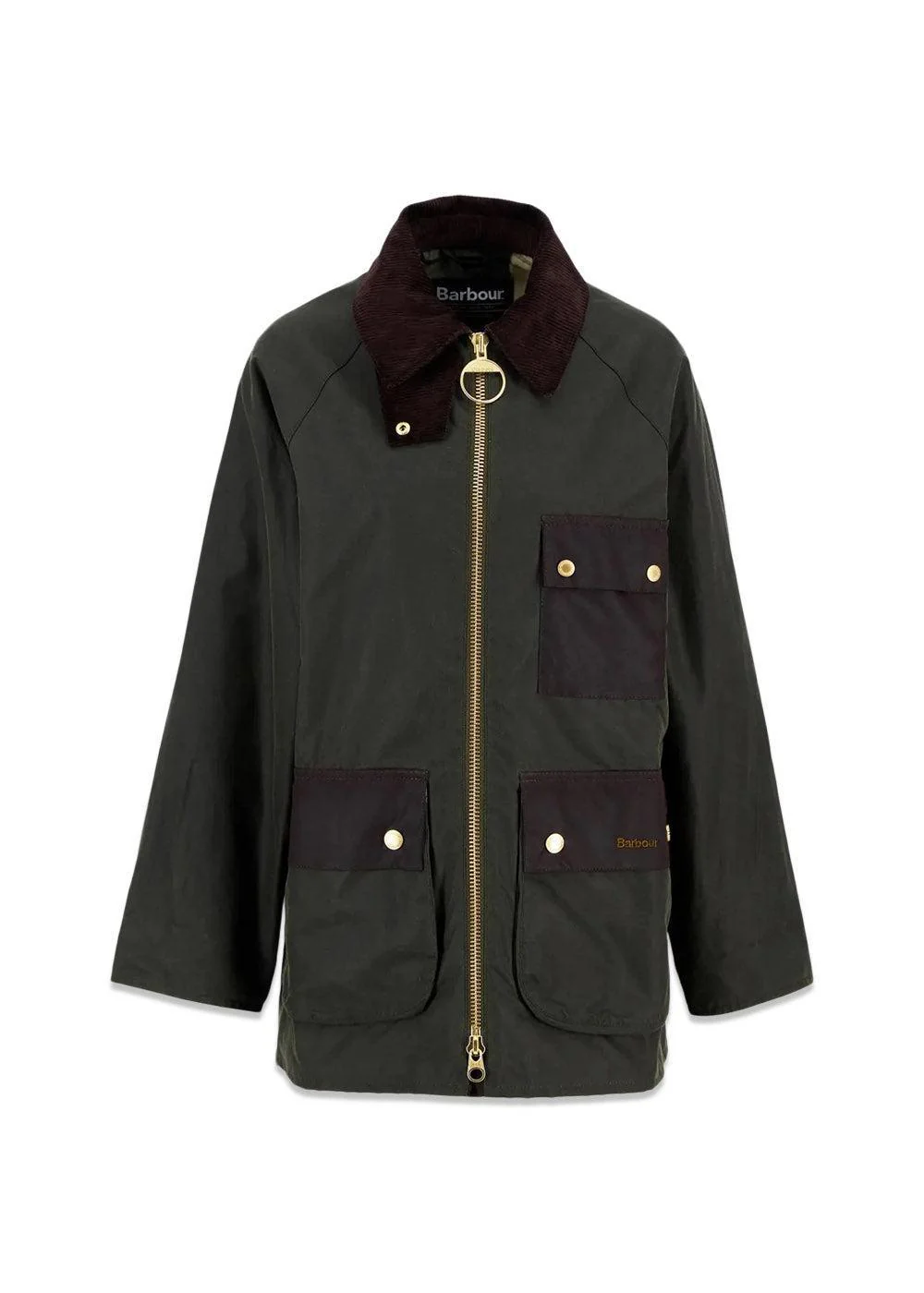 Barbour Luella Wax Jacket - Fern/Ancient Tartan