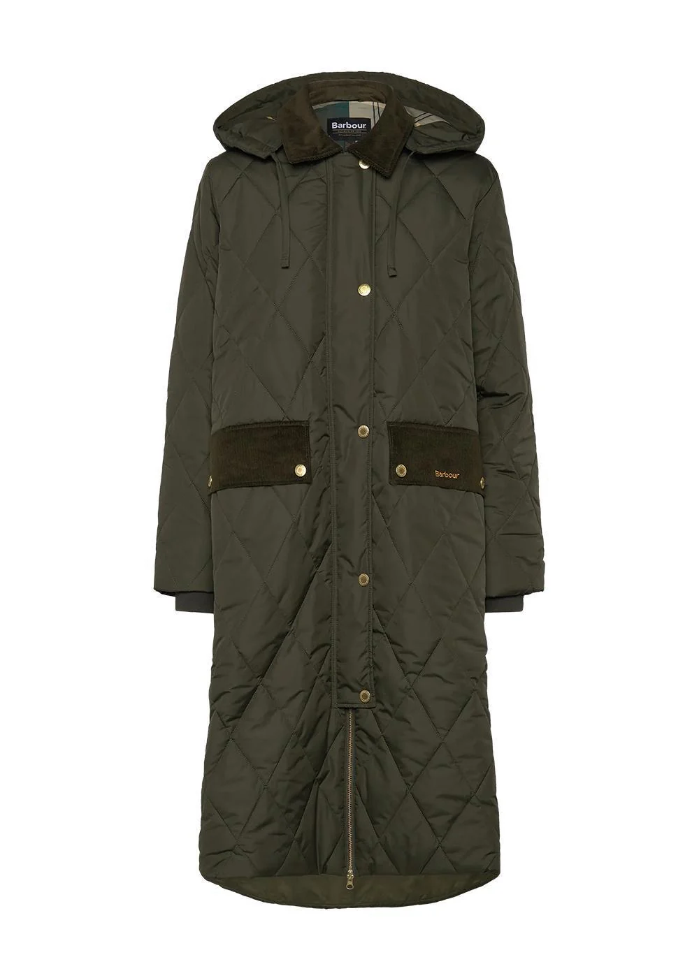 Barbour Meredith Quilted Jacket - Olive/Ancient Tartan