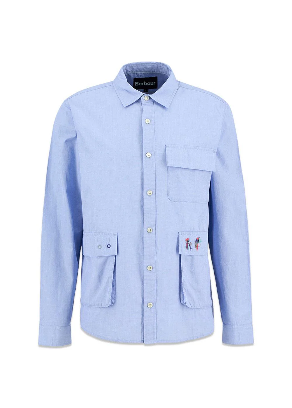 Barbour PS Rawling Shi - Mid Blue