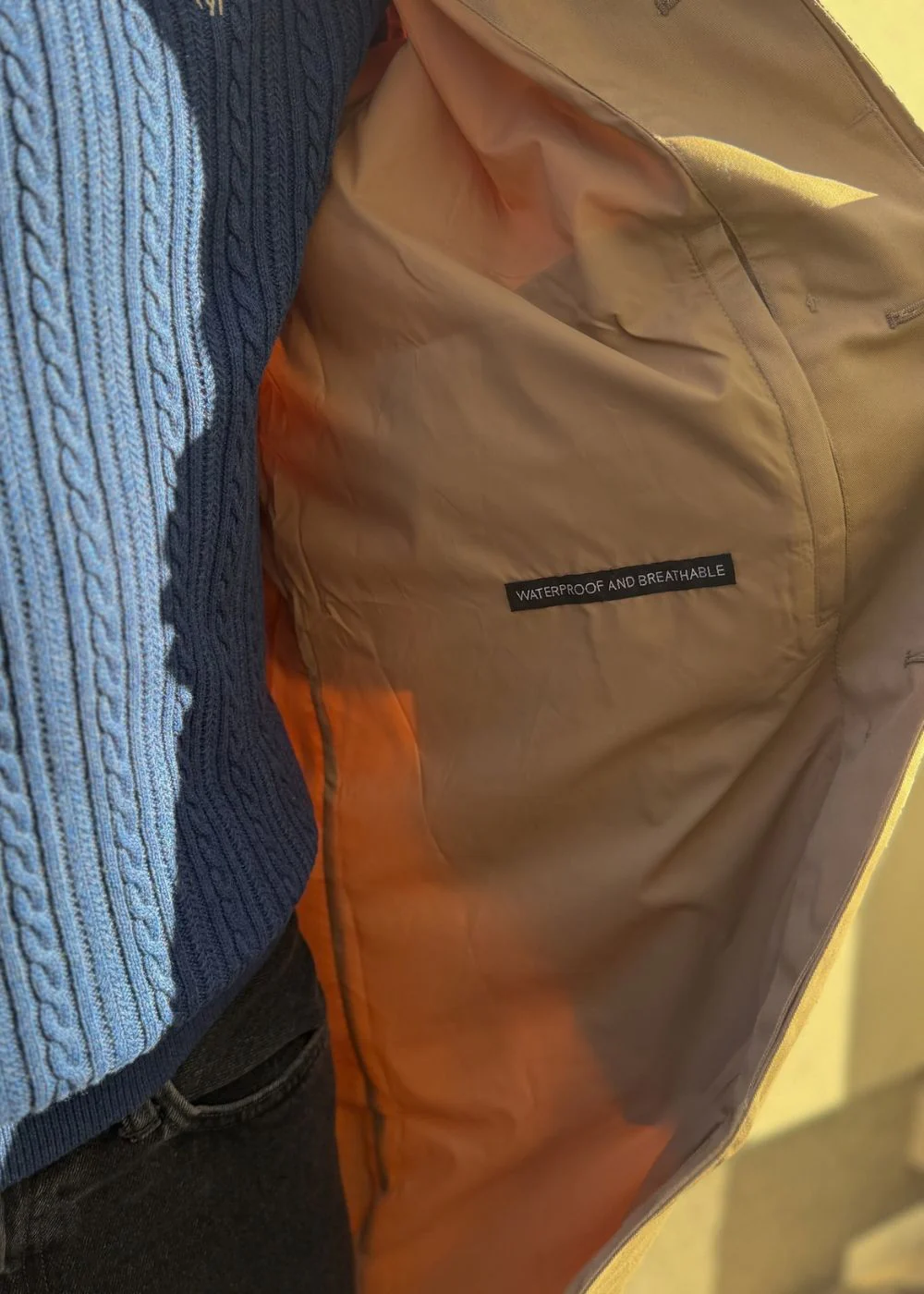 Barbour Rokig Wproof - Washed Stone / - Image 4