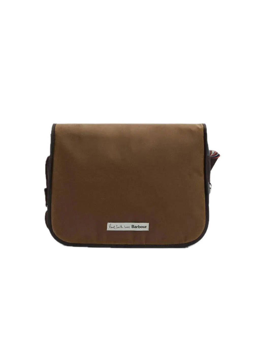 Barbour X Paul Smith Wax Tarras Bag - Tan - Image 2