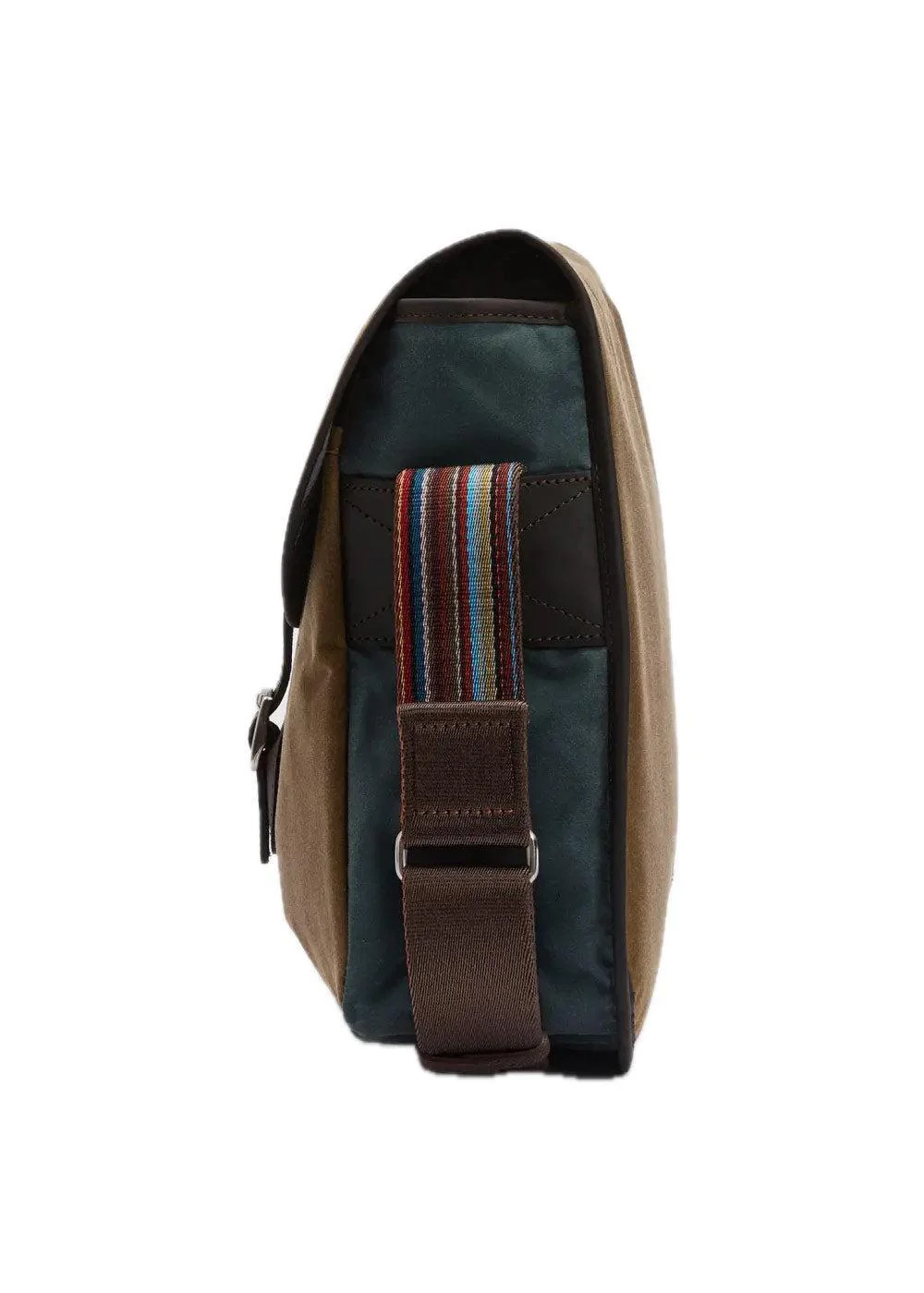 Barbour X Paul Smith Wax Tarras Bag - Tan - Image 4