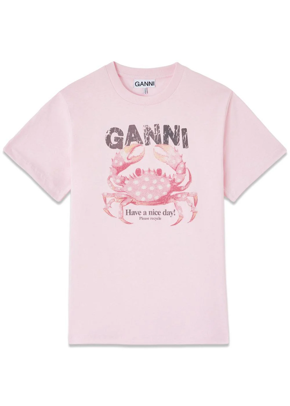 Basic Cotton Jersey T-shirt - Chalk Pink