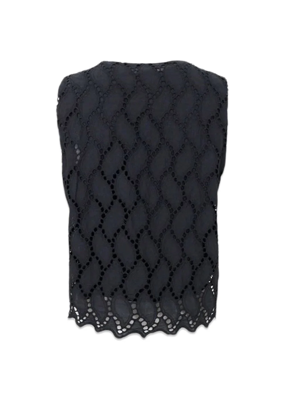 BCFREYA cut out lace top - Black - Image 2