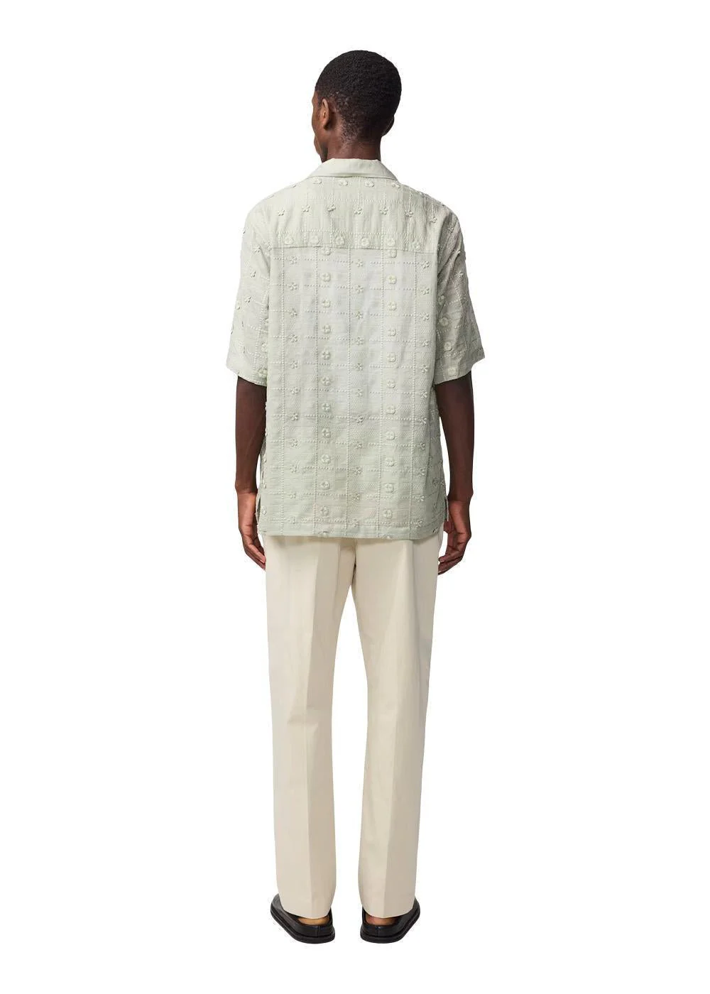 Ben SS Shirt 5026 - Sage Green - Image 3