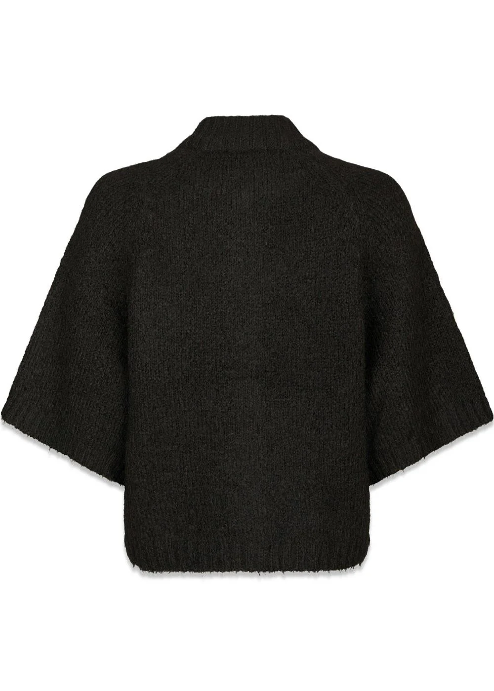 Benuta Fluffy Knit Cardigan - Dark Brown - Image 2