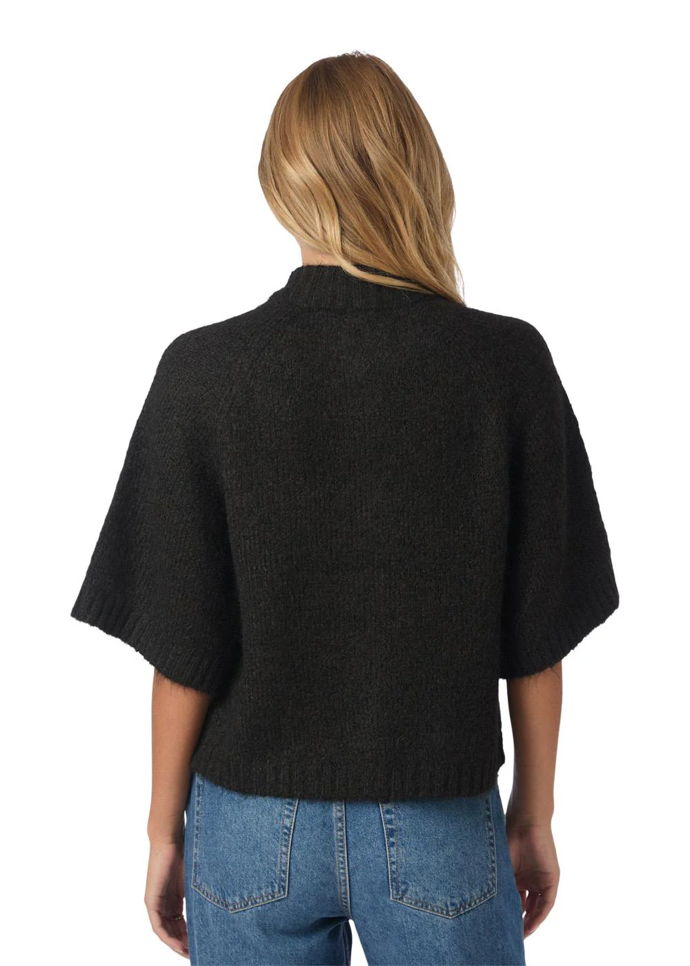 Benuta Fluffy Knit Cardigan - Dark Brown - Image 4