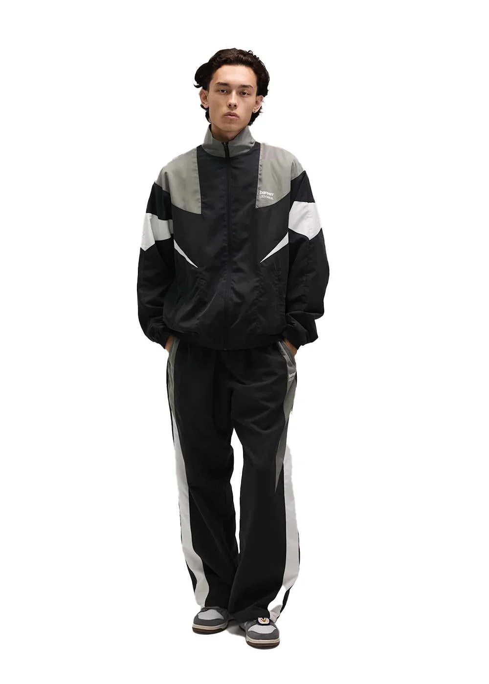 BETX(DI)VISION TRACK PANTS - Black / White - Image 5