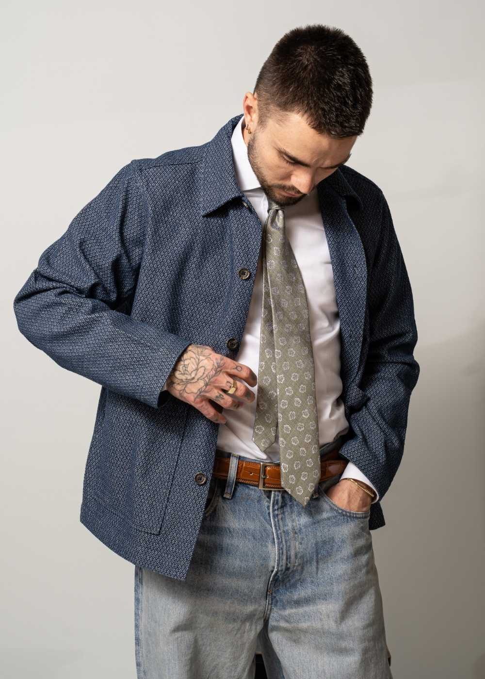 Blade Needle Jacket - Blue - Image 3
