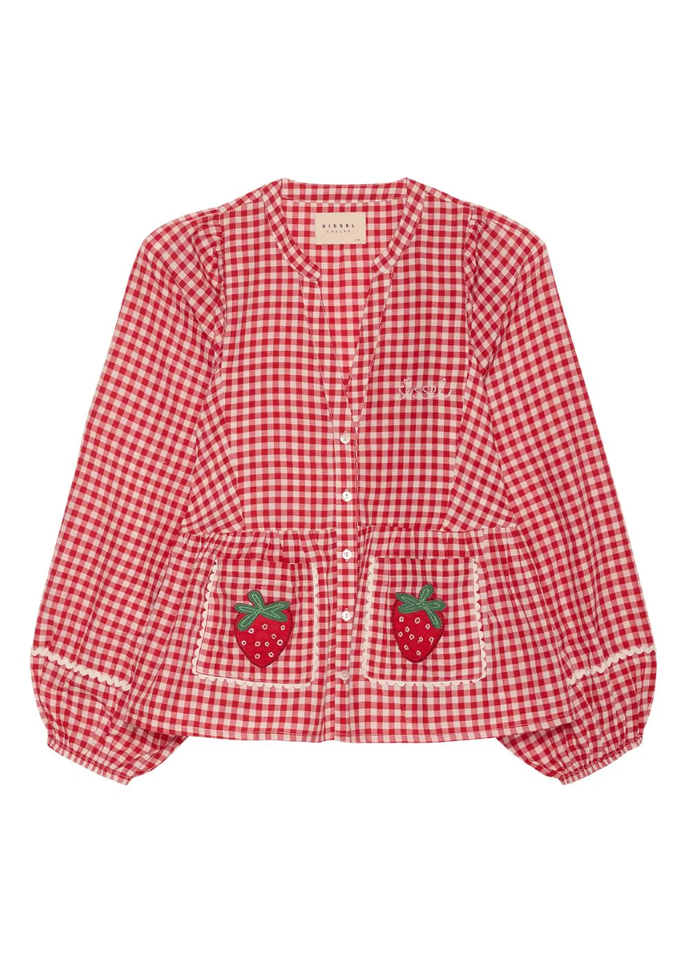 Bobbie Top - Red Checks