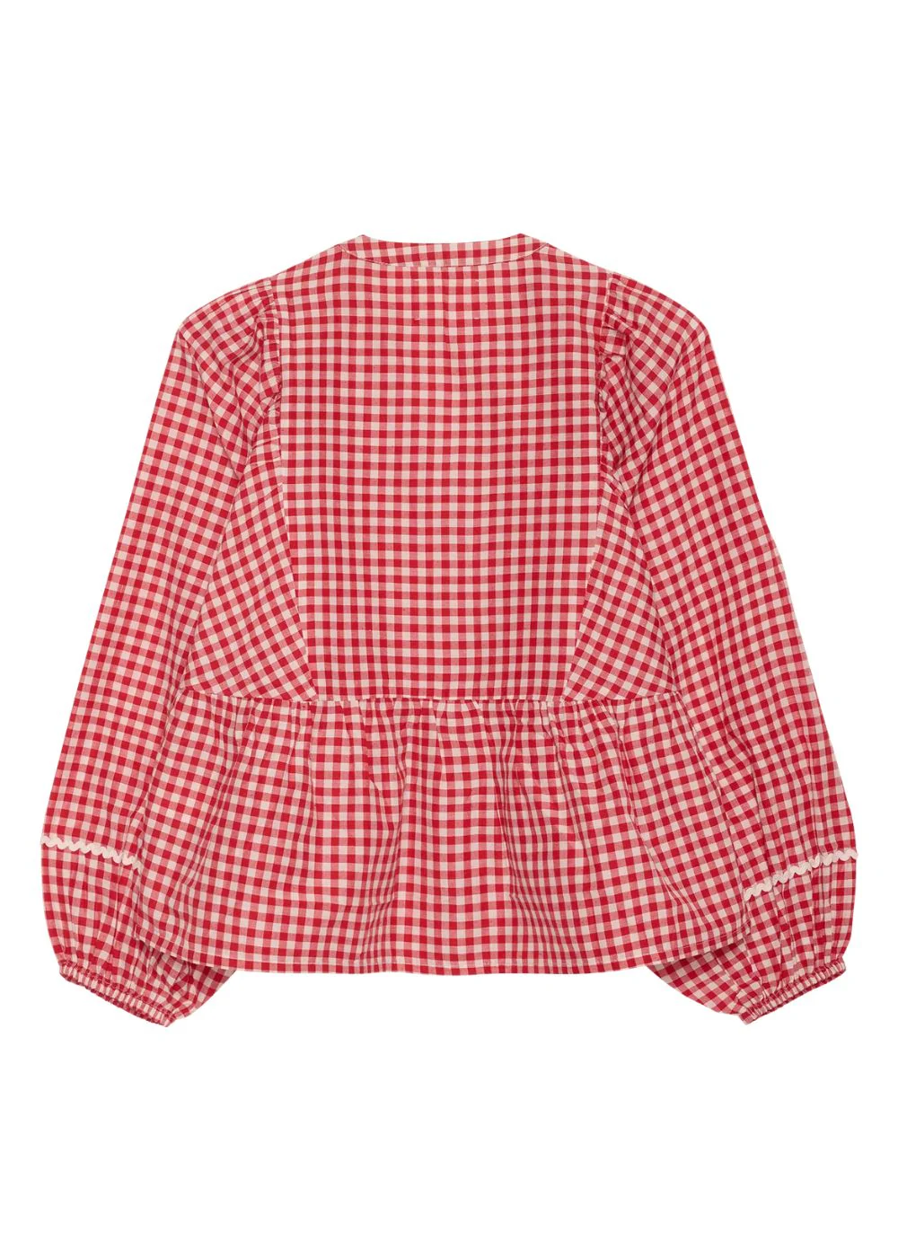 Bobbie Top - Red Checks - Image 2