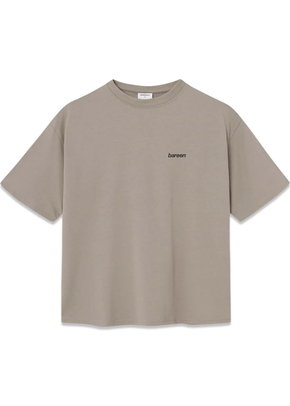 Box fit T-shirt Logo - Mocha