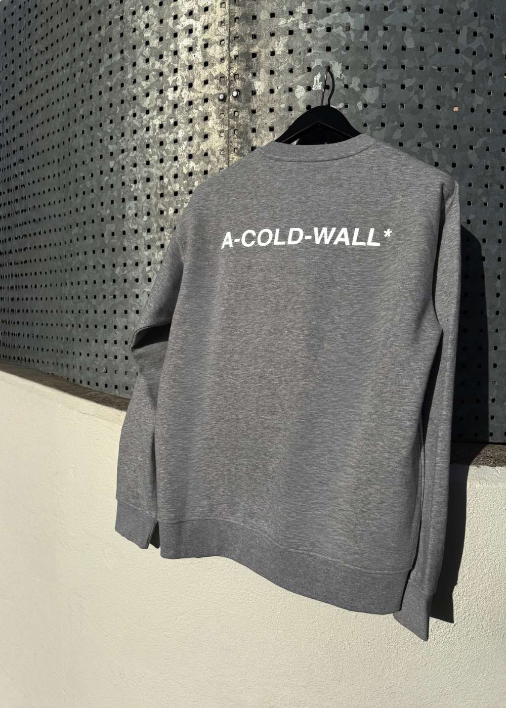 Burcham Logo Crew - Grey Marl - Image 4