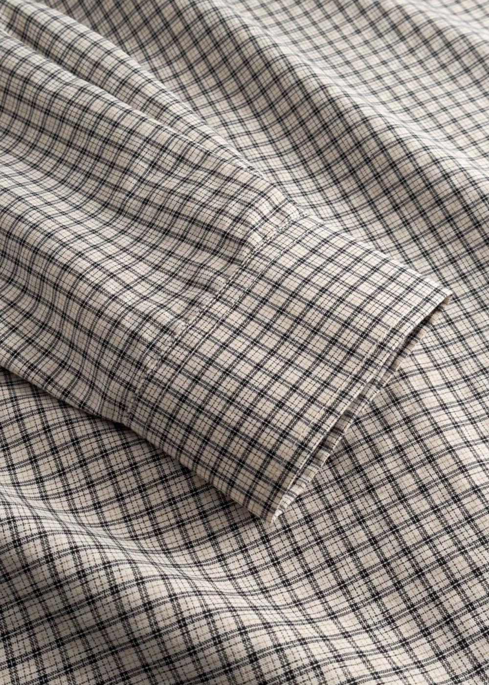 Buzo Check Shirt - Off White Check - Image 4