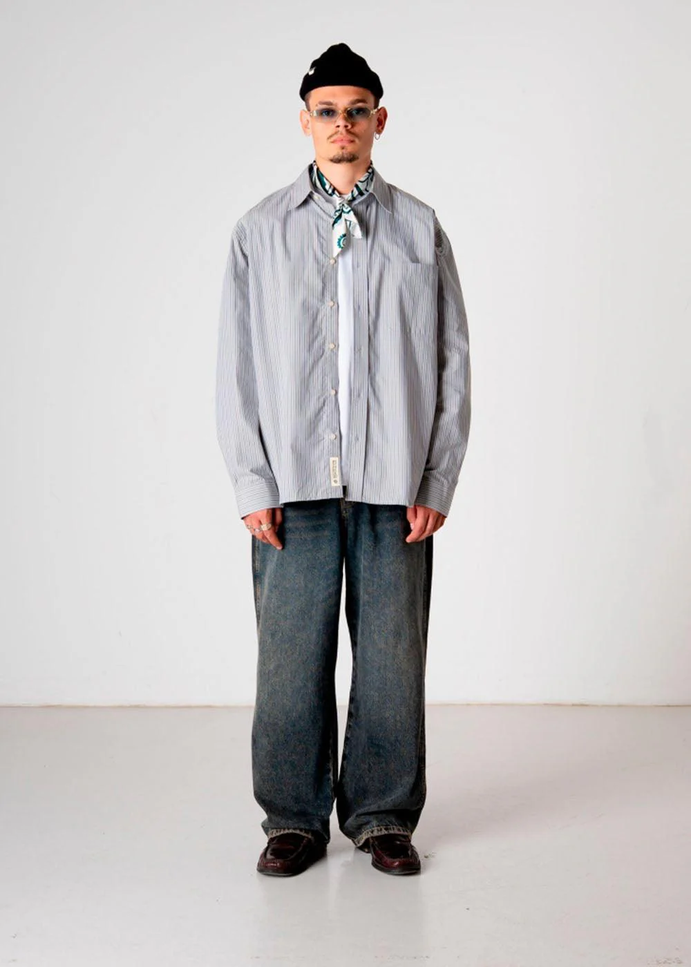 Buzo Striped Shirt - Light Blue - Image 2