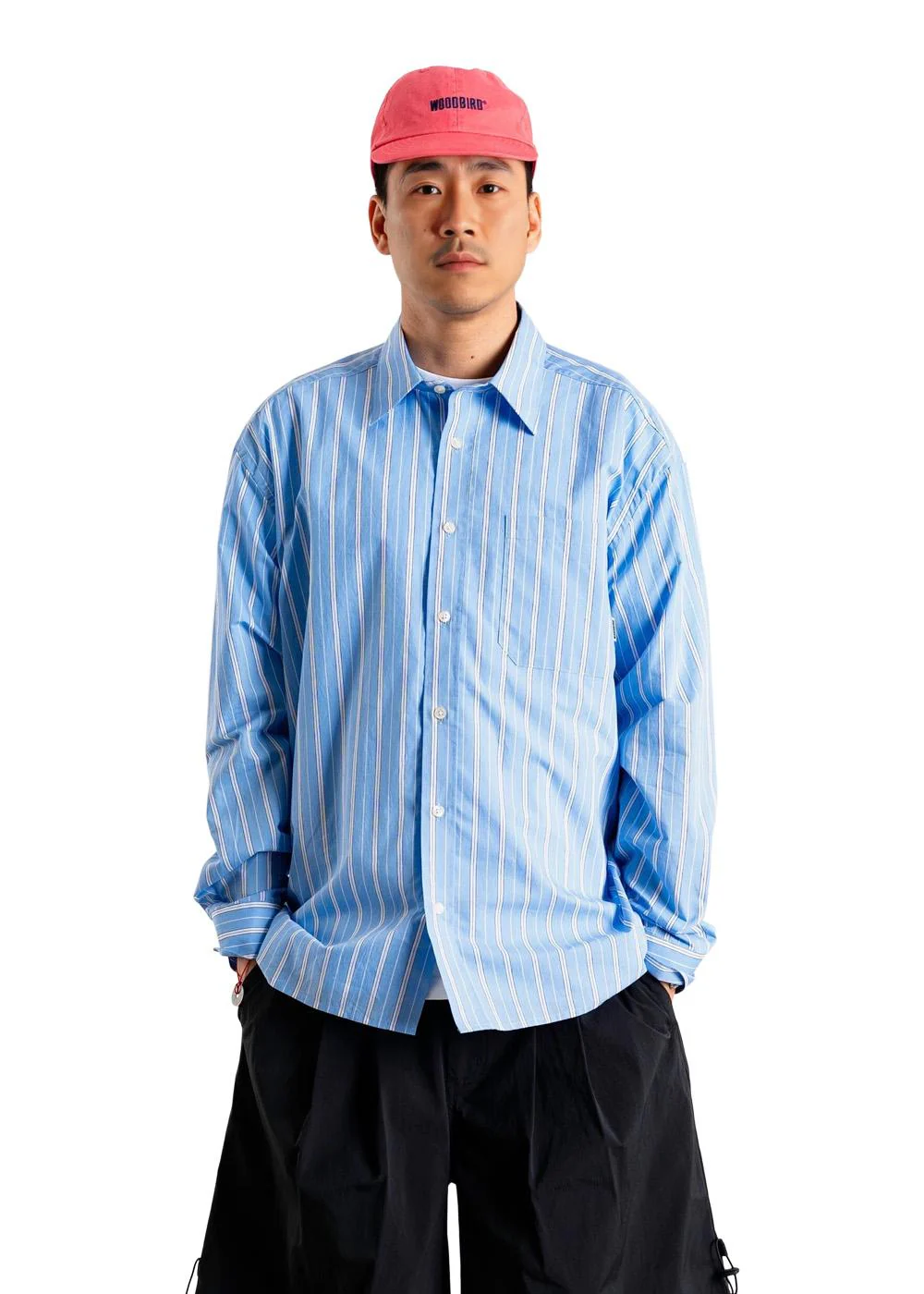 Buzo Striped Shirt - Light Blue - Image 4