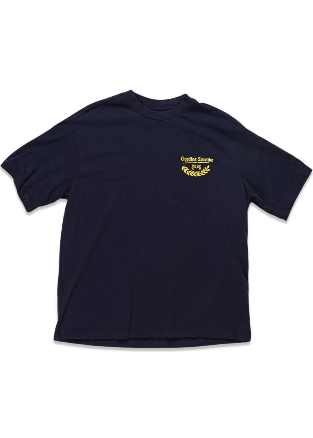 CAESAR NAVY TEE - Blue/Mustard