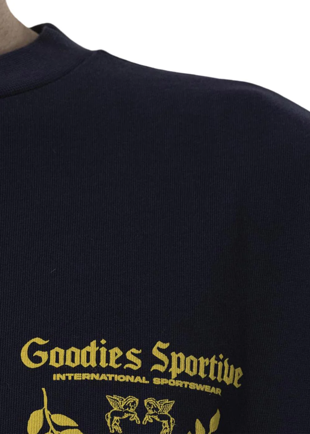 CAESAR NAVY TEE - Blue/Mustard - Image 5