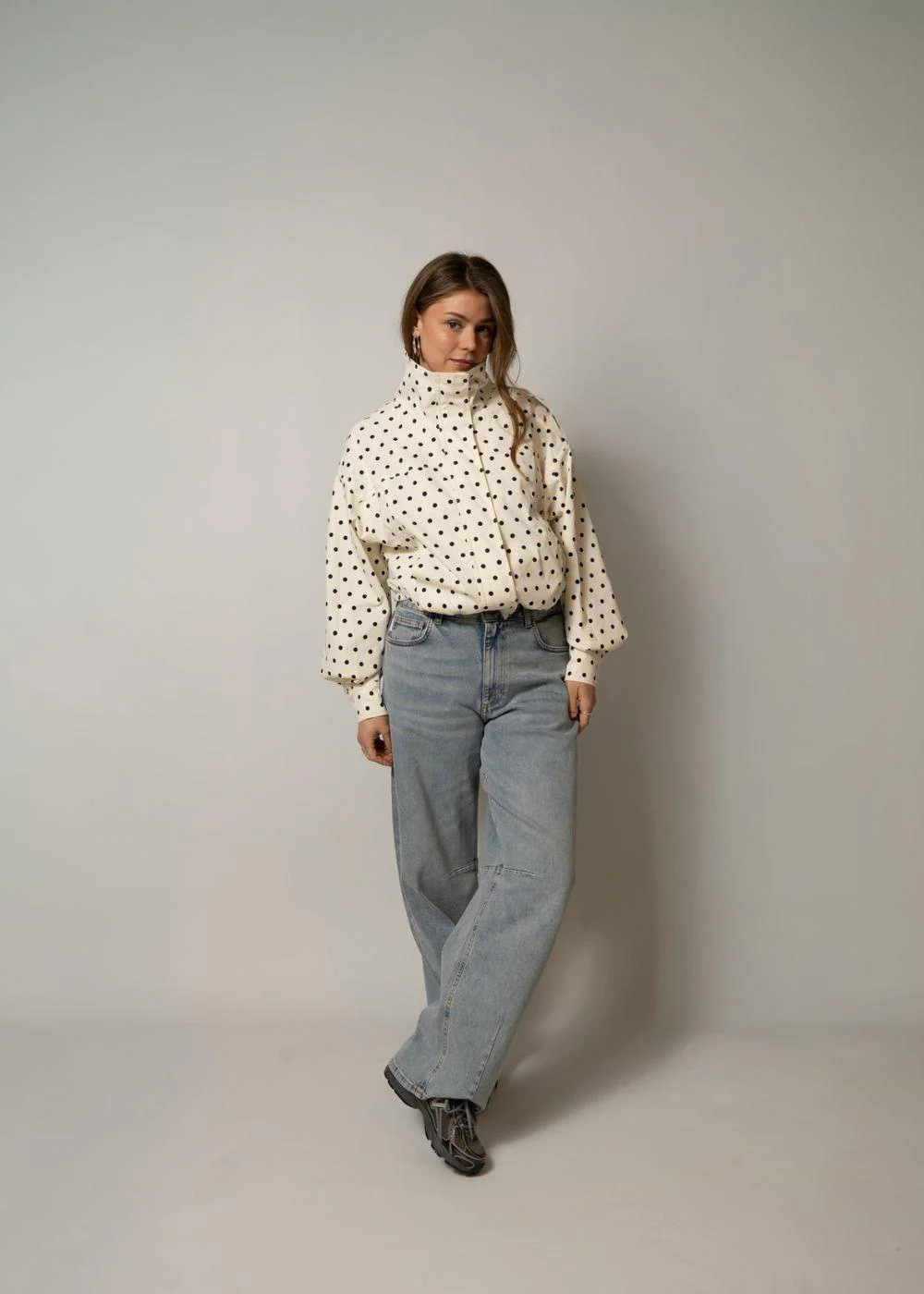 Callisa Dot Jacket - White - Image 3