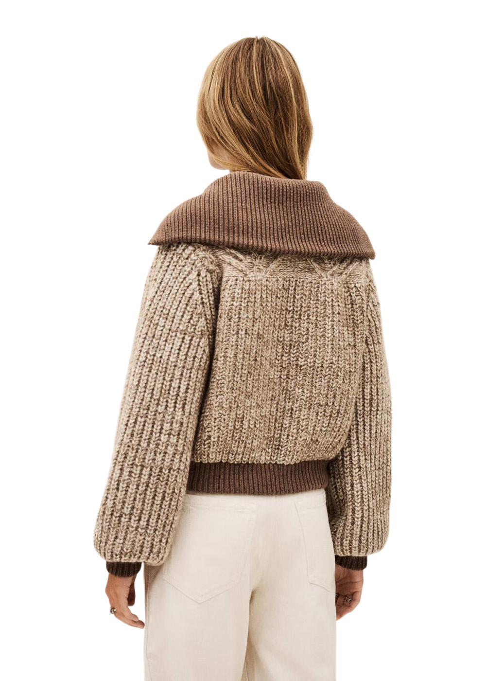 CARDIGAN RABEL - Marron - Image 5