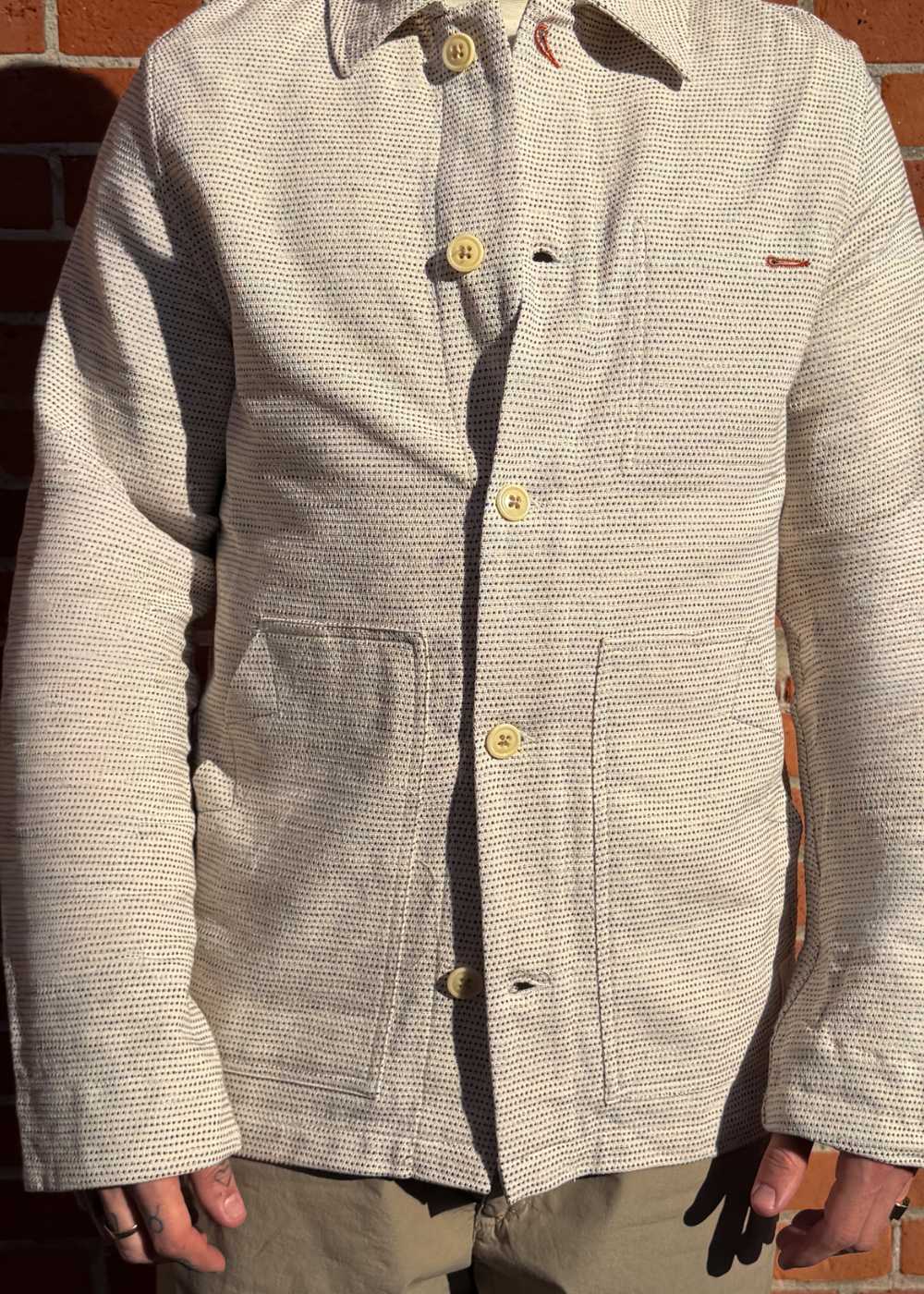 Casual Fit Chore Jkt - White - Image 4