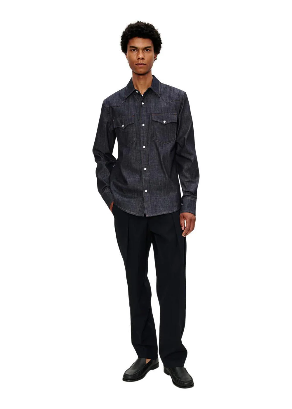Chemise Western - Indigo - Image 2