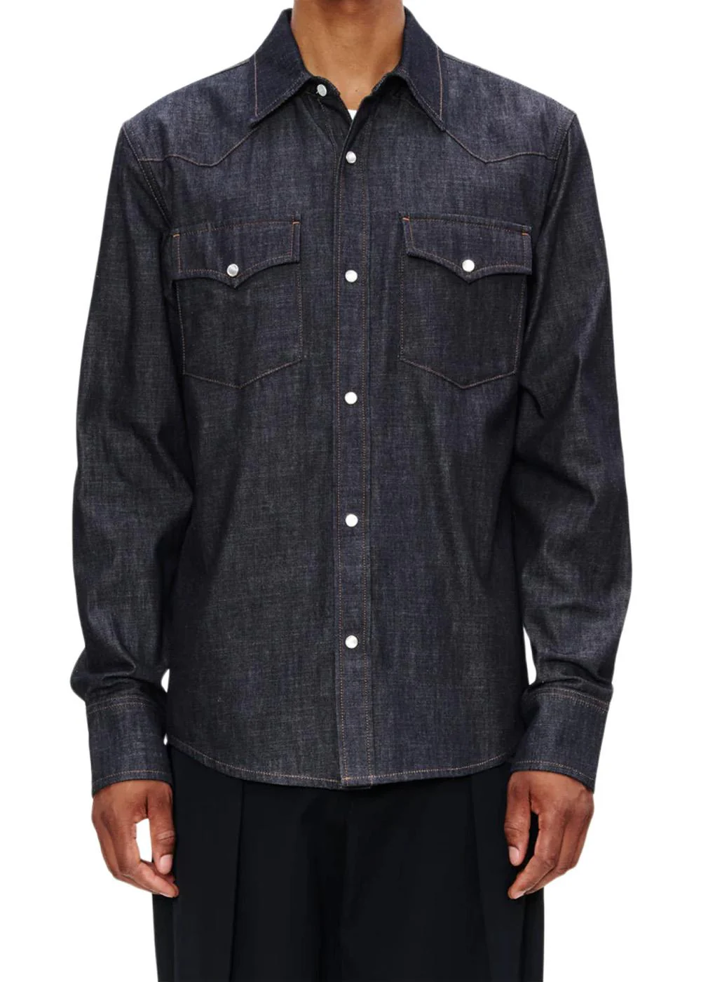 Chemise Western - Indigo - Image 4