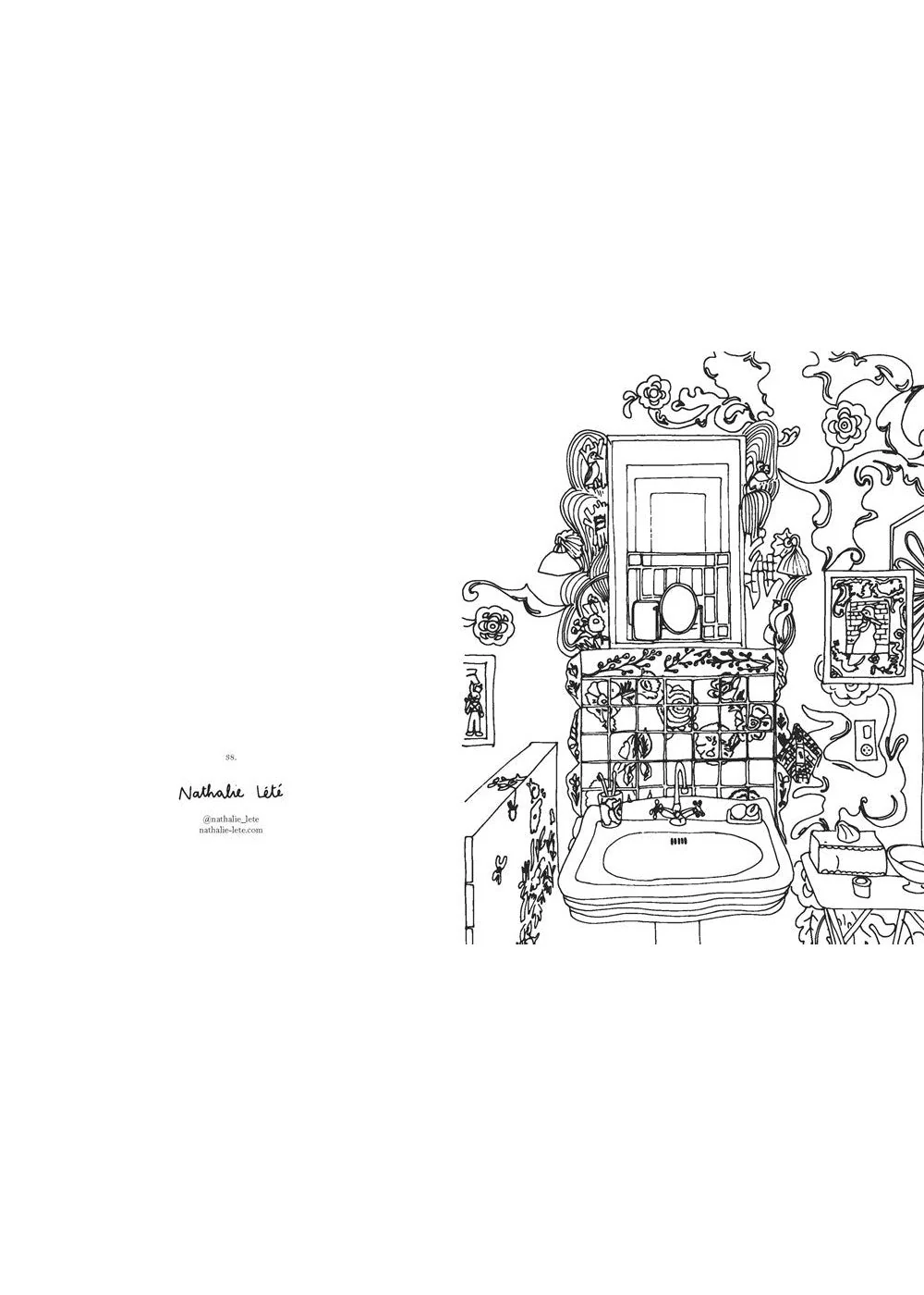 Chez Moi Colouring Book - Zoé De Las Cases - Beige - Image 2