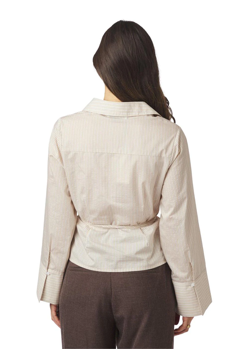 Clarida Rose Stripe Shirt - Light Yellow - Image 4