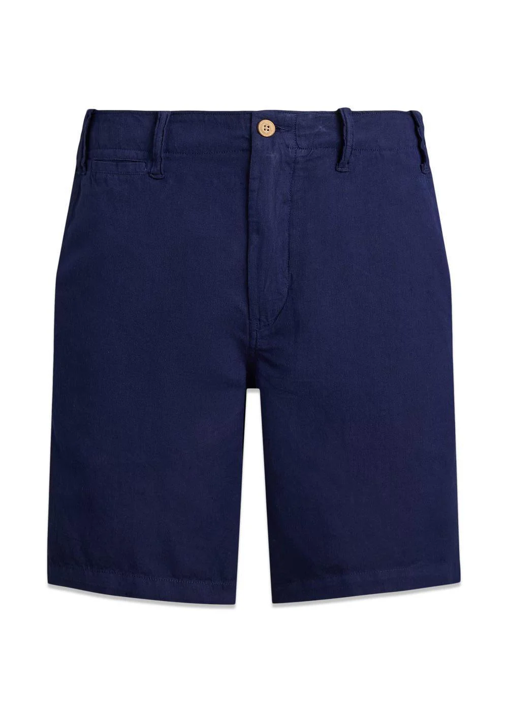 Classic Fit Linen Cotton Short - Spring Navy