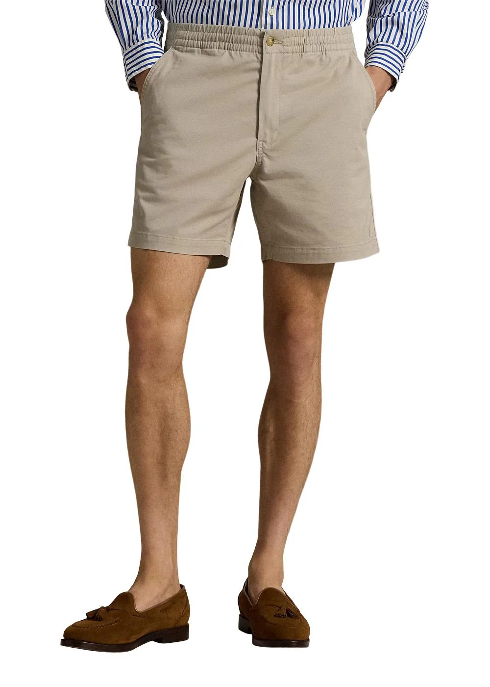 Classic Fit Prebster Cotton Short - Tan - Image 2