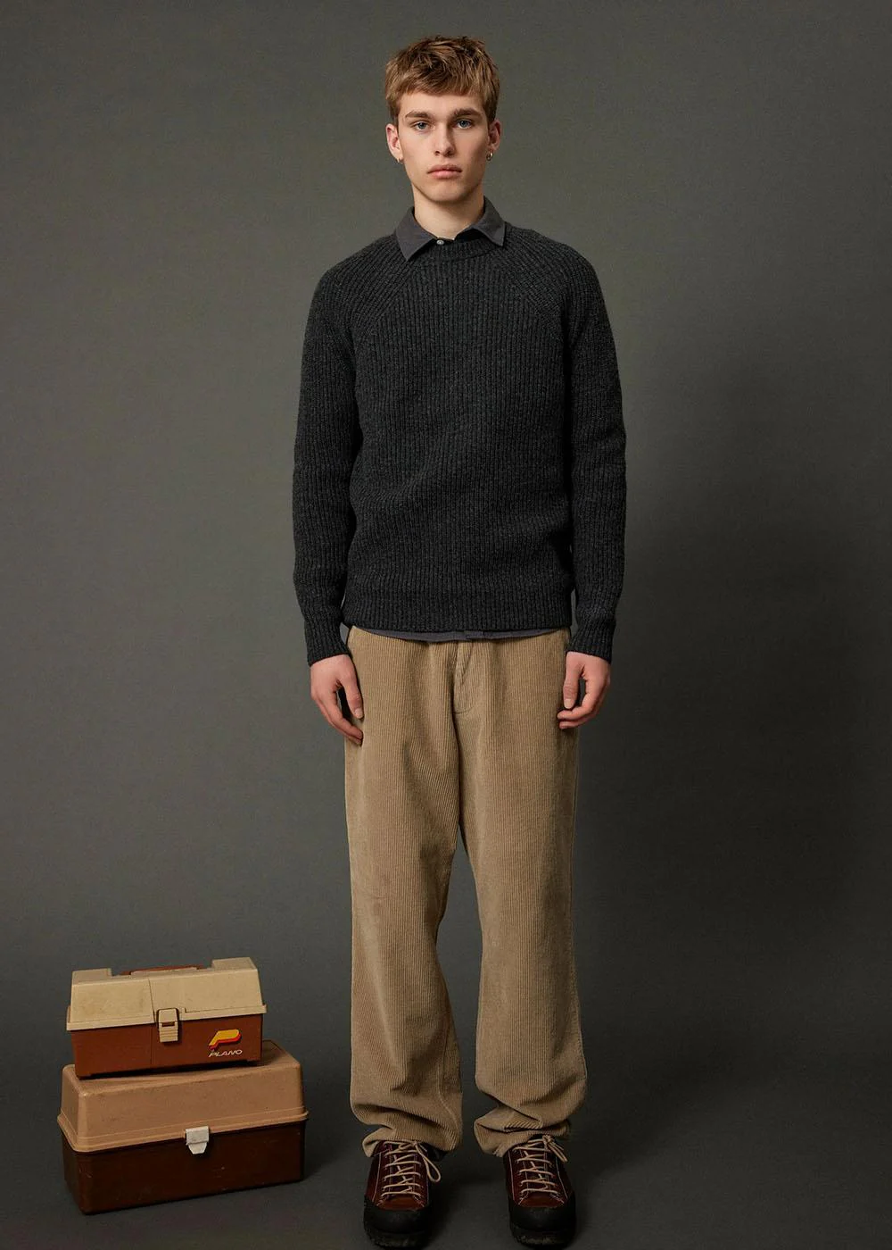 CLAY CORDUROY PANTS - Khaki - Image 3