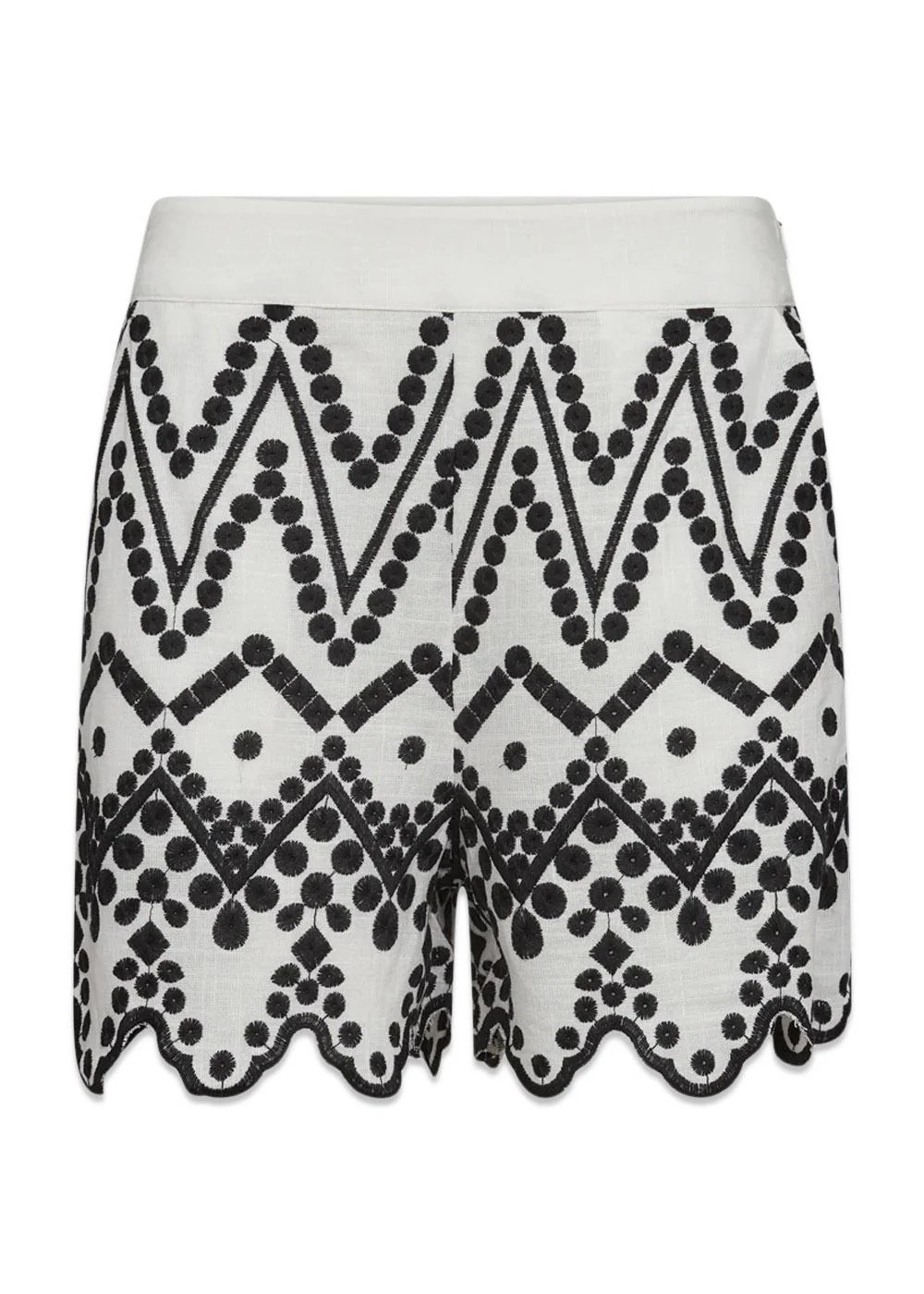 CMEMBROIDERY-SHORTS - Jet Stream W. Black