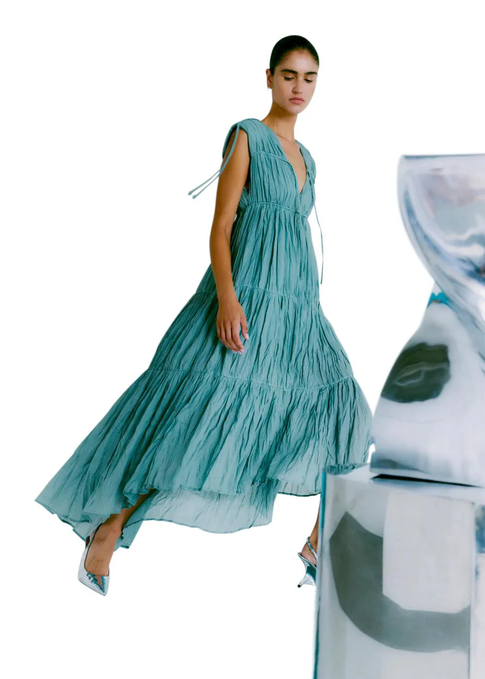 CMRACHEL-DRESS - Mineral Blue - Image 3